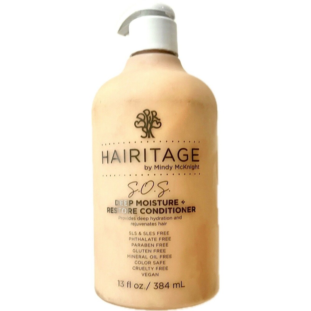 Hairitage SOS Deep Moisture + Restore Hair Conditioner 13 Fl Oz